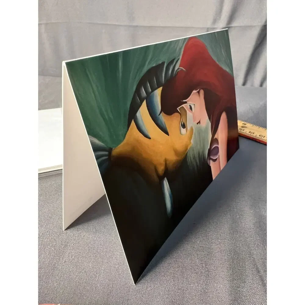 Ariel and Flounder Little Mermaid Notecards with Envelopes NIP 5 Pk